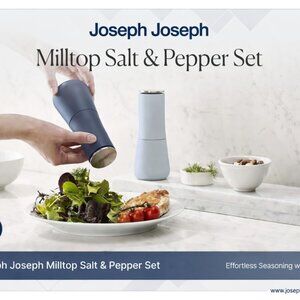 Joseph Joseph Milltop Salt & Pepper Mill Set